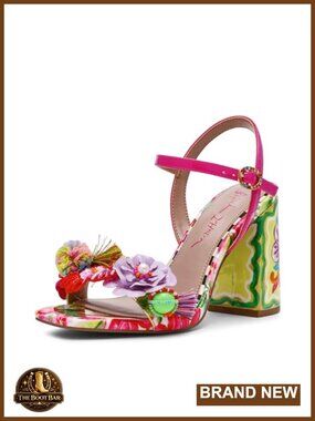 Block Heel Ankle Strap Gladiator Sandals